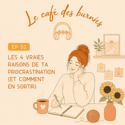 EP 52 LES 4 VRAIES RAISONS DE TA PROCRASTINATION (et comment en sortir) cover