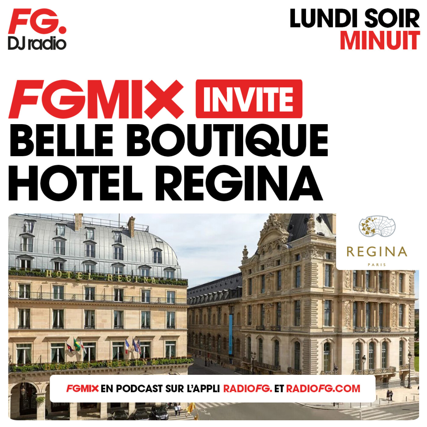 FG CHIC : L'HÔTEL RÉGINA AVEC BELLE BOUTIQUE — FG CHIC cover