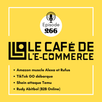 266 - Amazon muscle Alexa et Rufus, TikTok GO débarque, Shein attaque Temu et  Rudy Abitbol(B2B Online) cover
