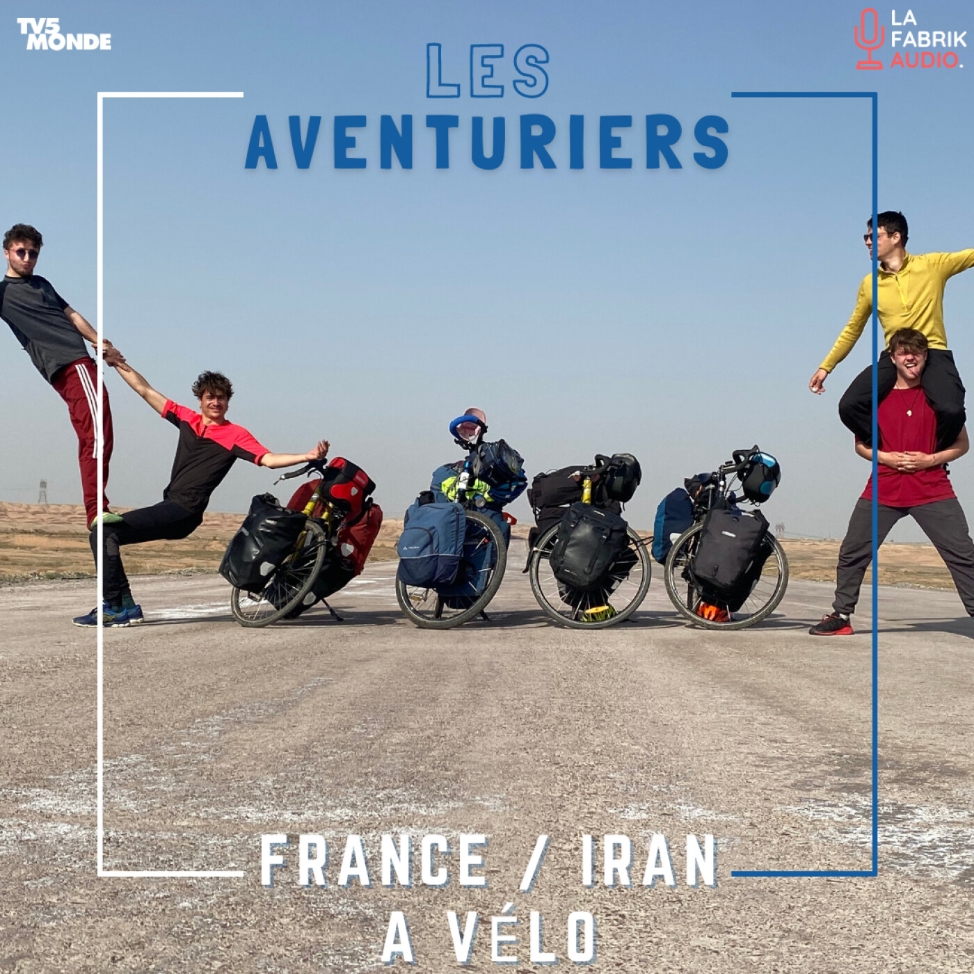 Entre la France et l'Iran à vélo
