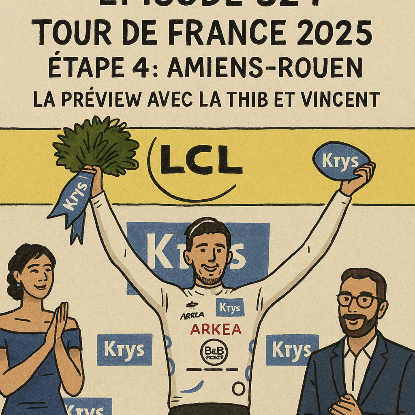 COUP TORDU 324 : TOUR DE FRANCE, ETAPE 4 AMIENS ROUEN LA PREVIEW episode artwork
