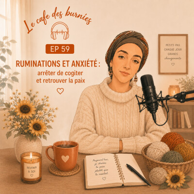 EP 59 RUMINATIONS ET ANXIÉTÉ : 10 conseils pour arrêter de cogiter et retrouver la paix cover