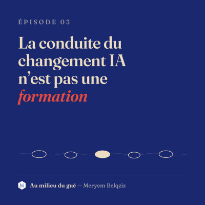 La conduite du changement IA n'est pas une formation cover