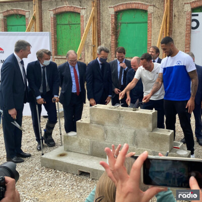 REPORTAGE - Pose de la 1ère pierre au Coq Sportif cover