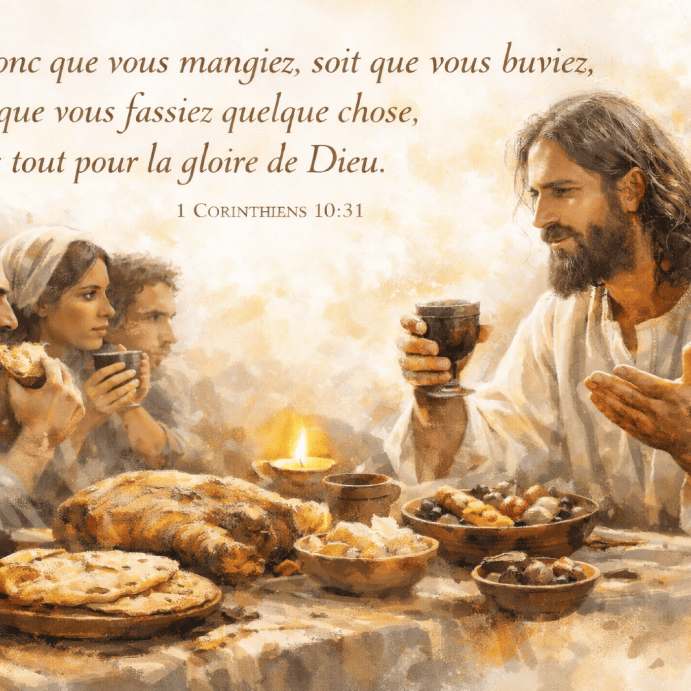 1 Corinthiens 10 : 27-31  Liberté et amour, la viande sacrifiée aux idoles episode artwork