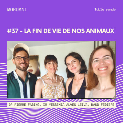 #37 - Table ronde : La fin de vie de nos animaux avec Dr Alves Leiva, Dr Fabing & Maud Fediere cover