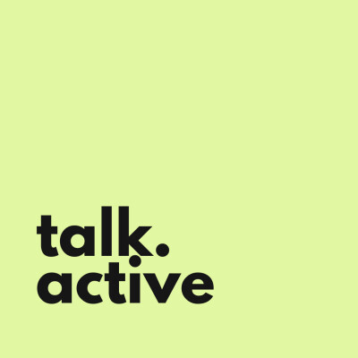 ep.0 talk.active podcast cover