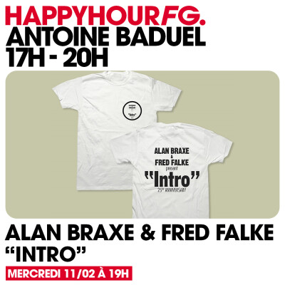 HAPPY HOUR FG AVEC ANTOINE BADUEL. L'INTERVIEW : ALAN BRAXE & FRED FALKE cover