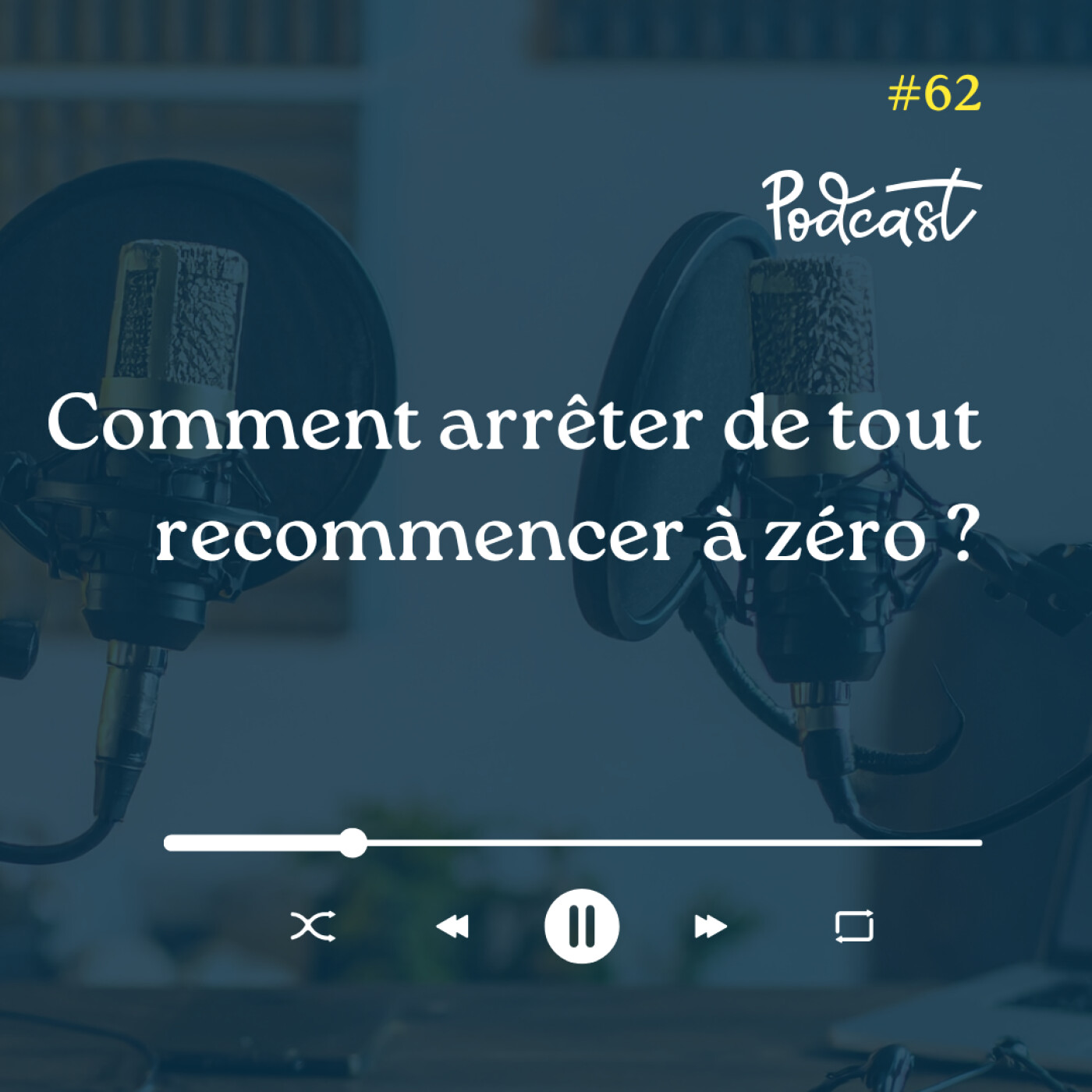 3 Minutes Pour Entreprendre #62 - Comment arrêter de tout recommencer à zéro episode artwork