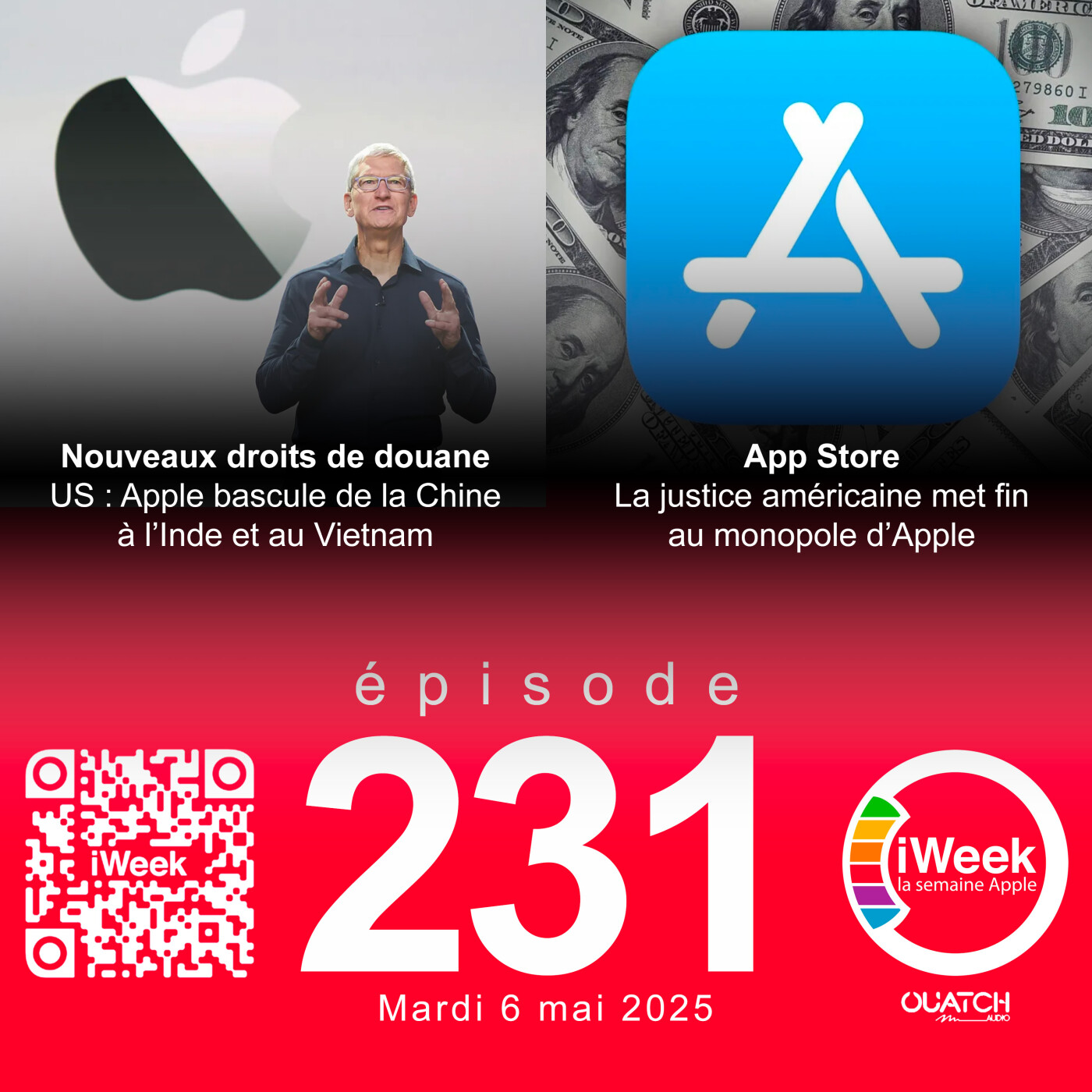 cover of episode Historique : la justice américaine met fin au monopole d’Apple avec l'App Store