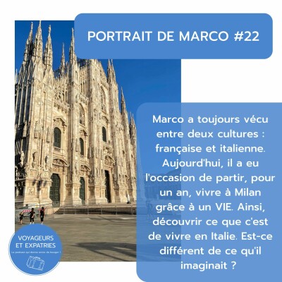 Portrait #22 - Marco a décroché un VIE en Italie ! cover