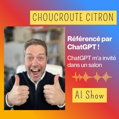 Incroyable ChatGPT m’a invité au salon Tech For Retail pour réaliser un podcast.
