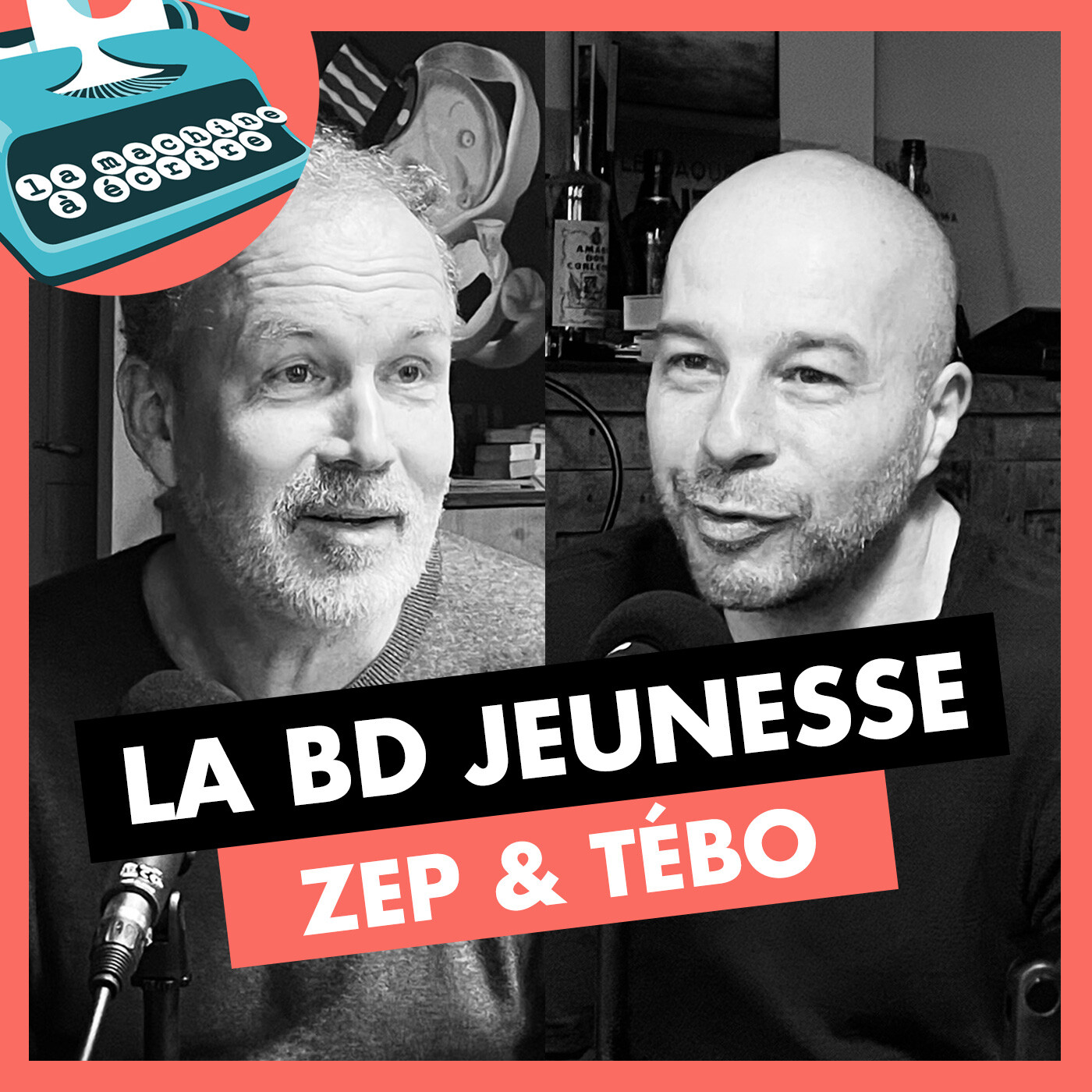 La BD jeunesse – ZEP et Tébo (Captain Biceps, Tchô !, Titeuf, Tourner la page, La jeunesse de Mickey, Qui est ce schtroumpf ?)
