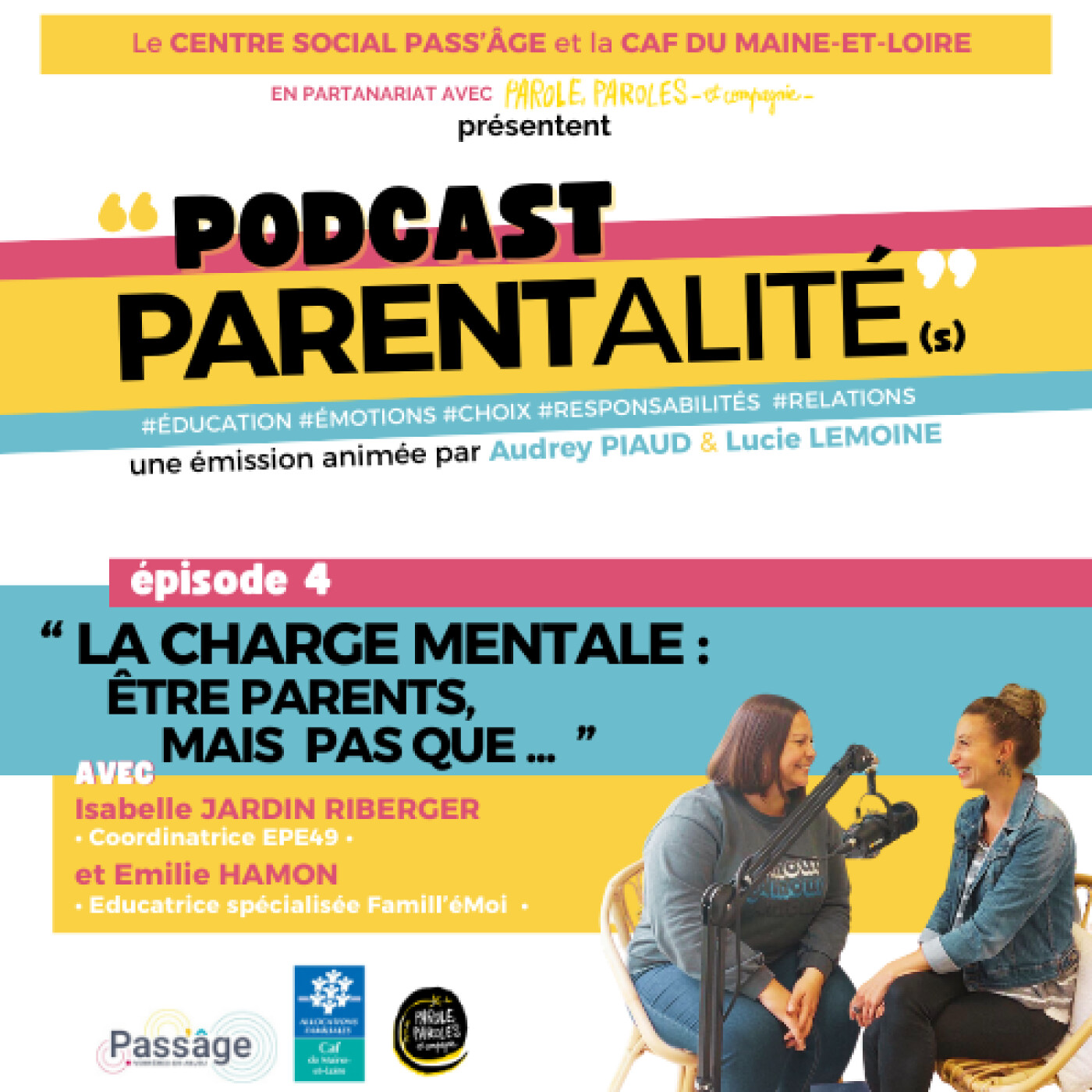 « PODCAST PARENTALITÉ (s) » - Saison 1 épisode 4 - «LA CHARGE MENTALE : ÊTRE PARENT, MAIS PAS QUE ... » - mars 2026 episode artwork