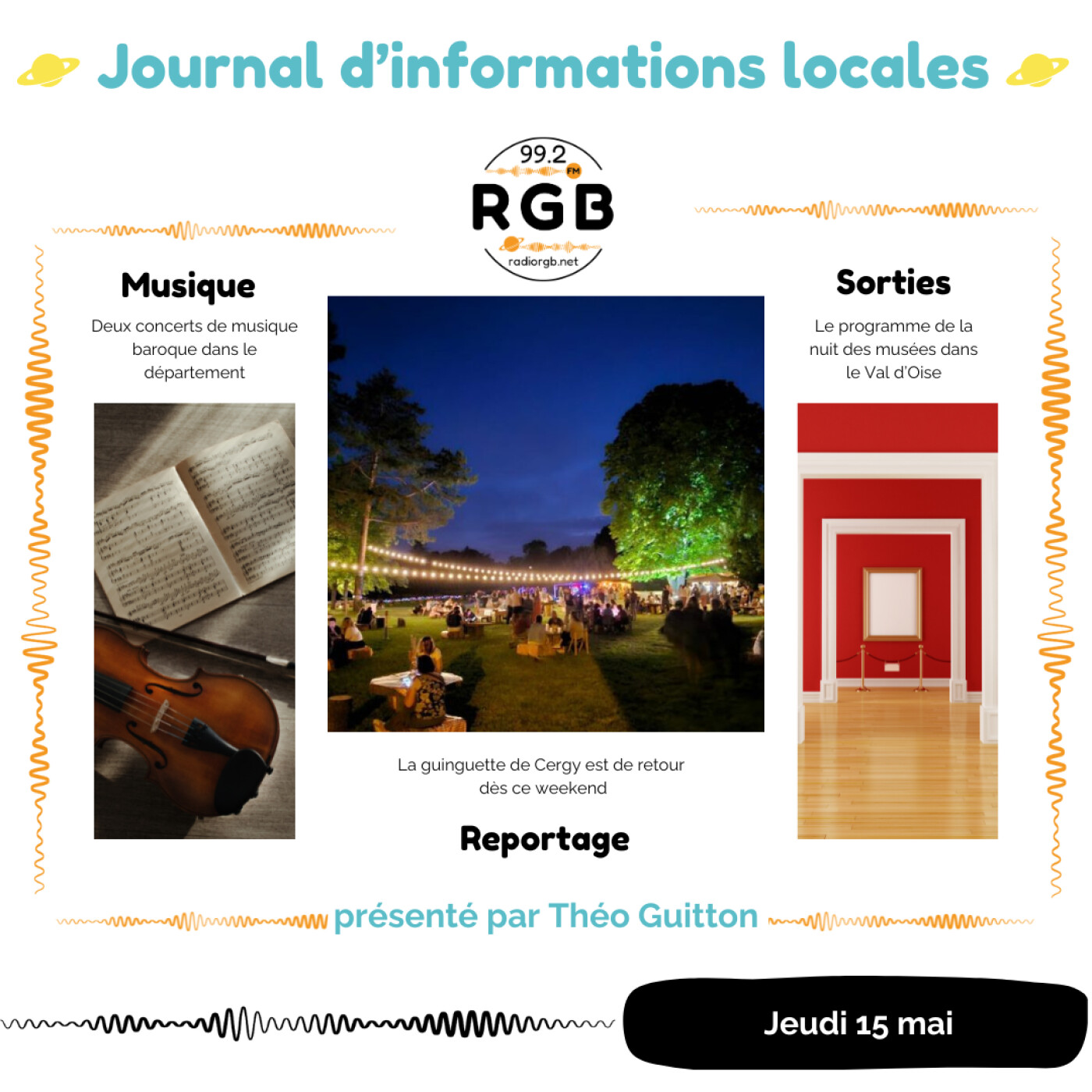 Le journal d\'informations locales - Radio RGB Cergy-Pontoise