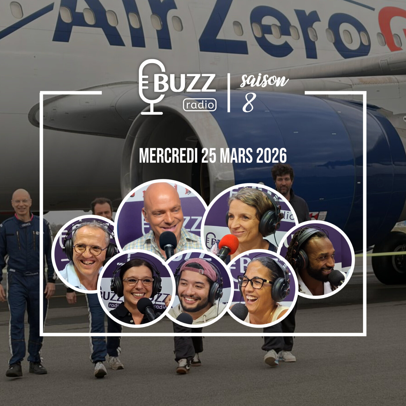 Mercredi 25/03/2026 - Quel est le métier des derniers passagers du vols Zéro G ? episode artwork