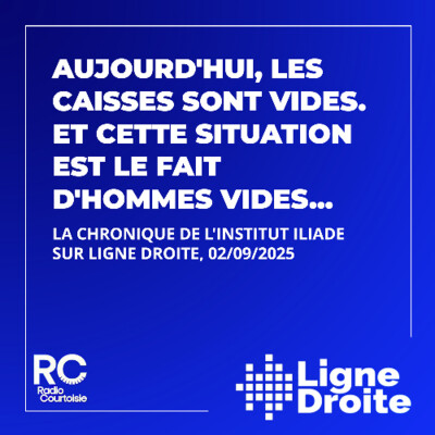 Aujourd'hui, les caisses sont vides. Et cette situation est le fait d'hommes vides... cover