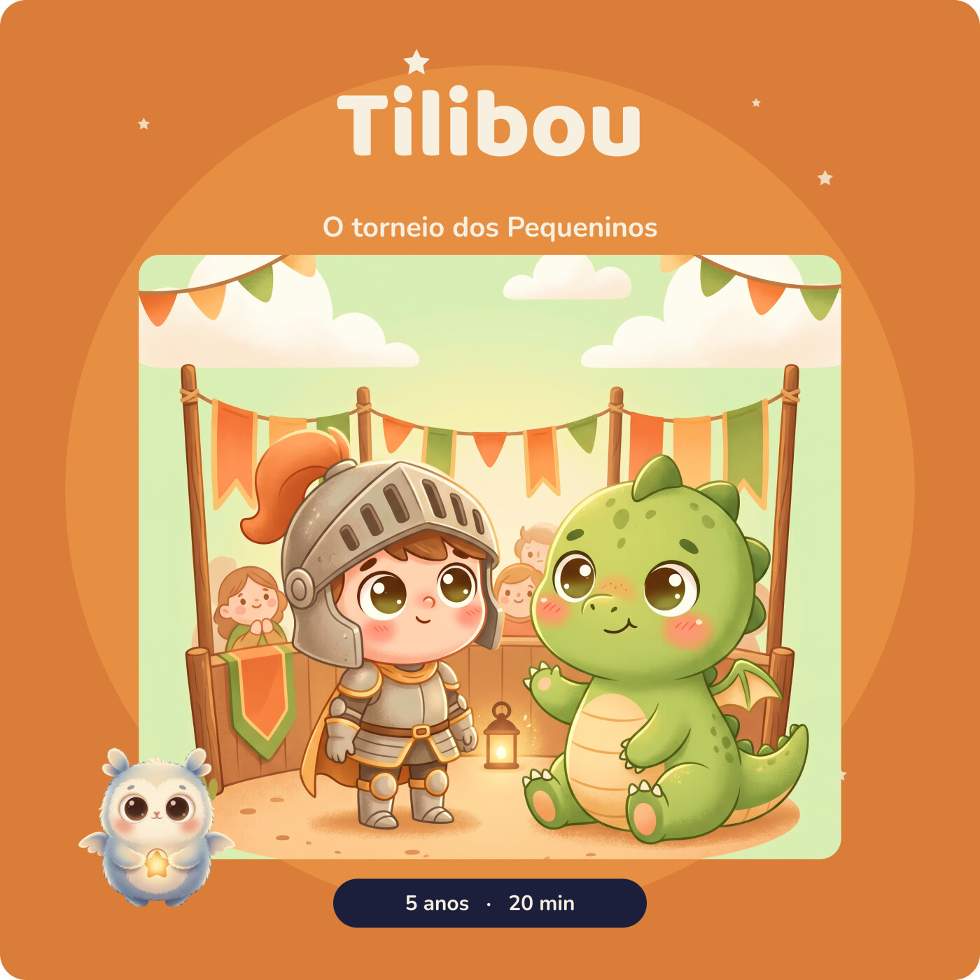 Léo · O torneio dos Pequeninos · história de cavaleiros para crianças · imaginação infantil · história calma 3-5 anos