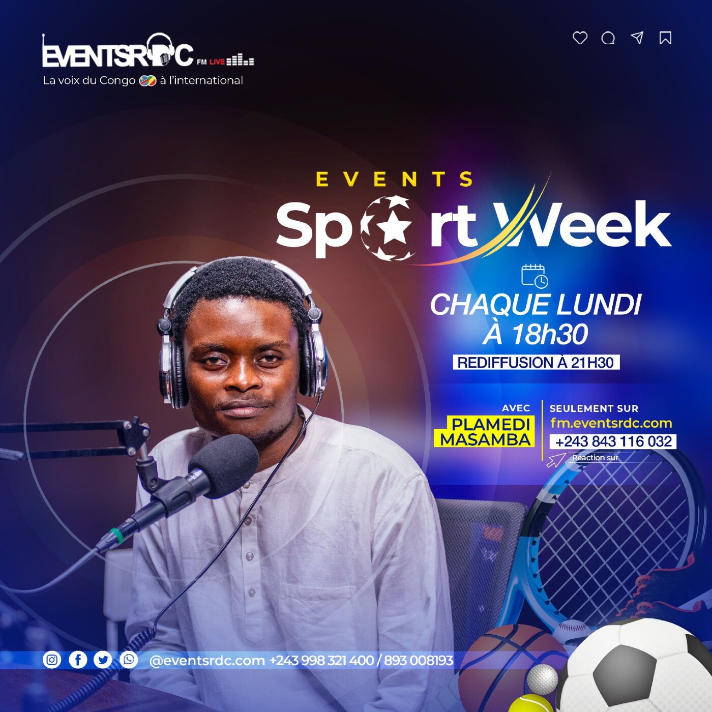 Eventsrdc FM Live - Podcast
