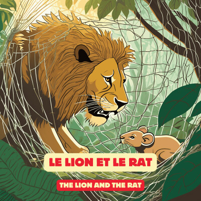 Fable de la fontaine - Le lion et le rat cover
