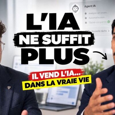 Il vend l'IA dans la vraie vie : 20 clients payants avec un agent cover