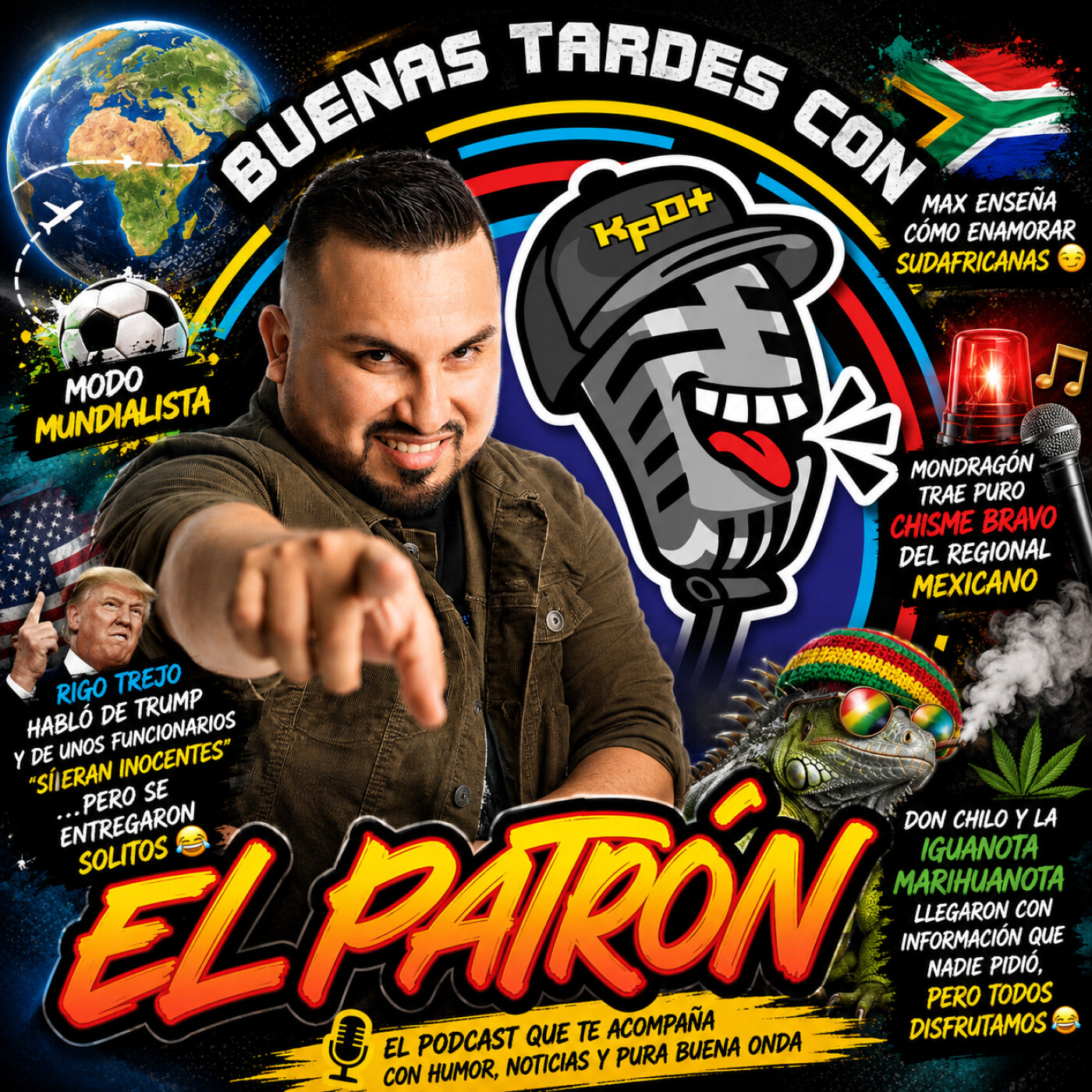 🎙️🌍⚽ Sudáfrica, chismes del regional y una iguanota marihuanota 😂🦎💨