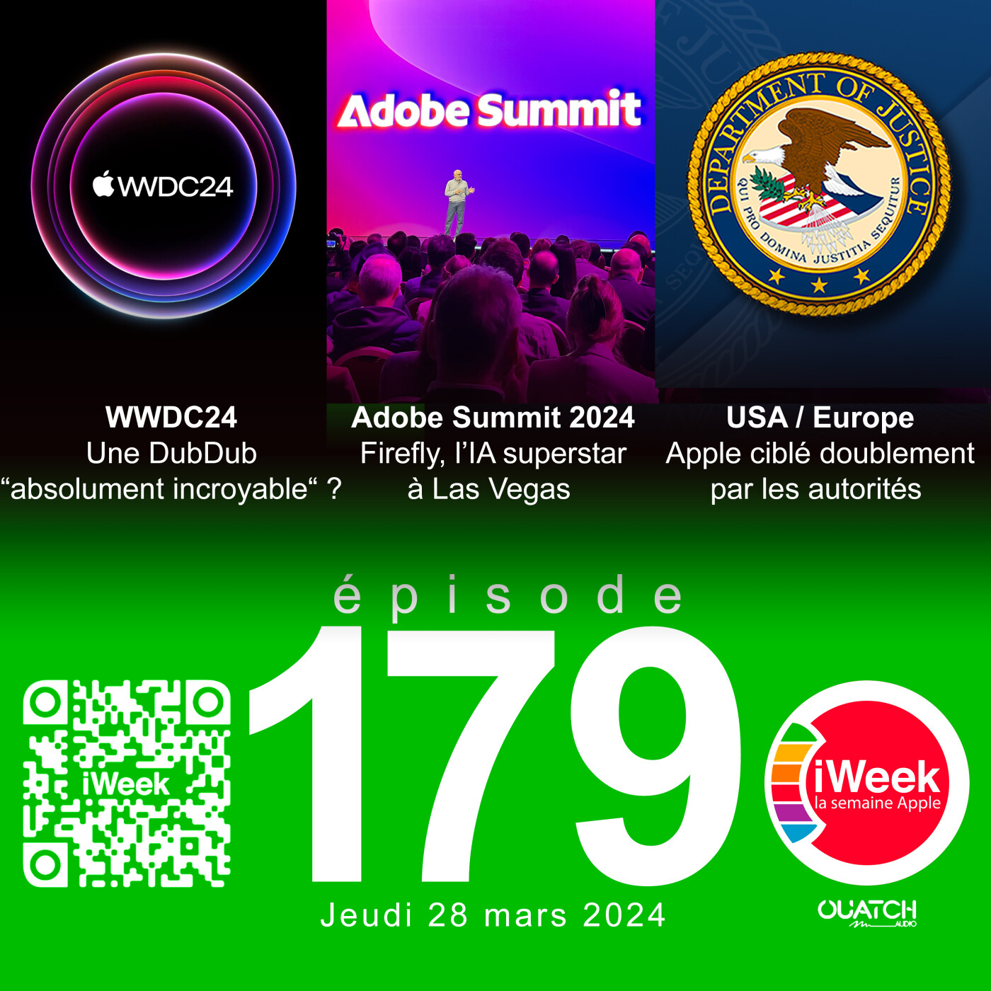 cover of episode WWDC 2024 : l’I.A. annoncée en superstar par Apple