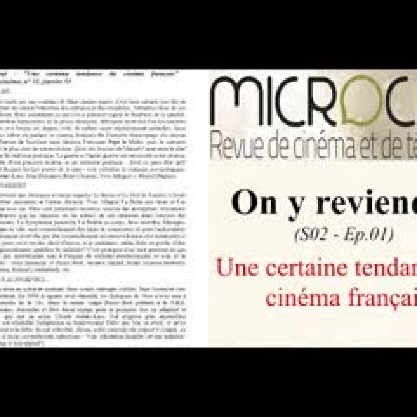 Microciné, la revue de cinéma et de télévision - Officiel