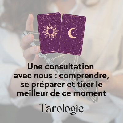 Une consultation de tarot avec nous : comprendre, se préparer et tirer le meilleur de ce moment cover