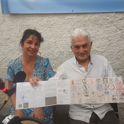 Christian Moulié sur le chemin de Compostelle cover