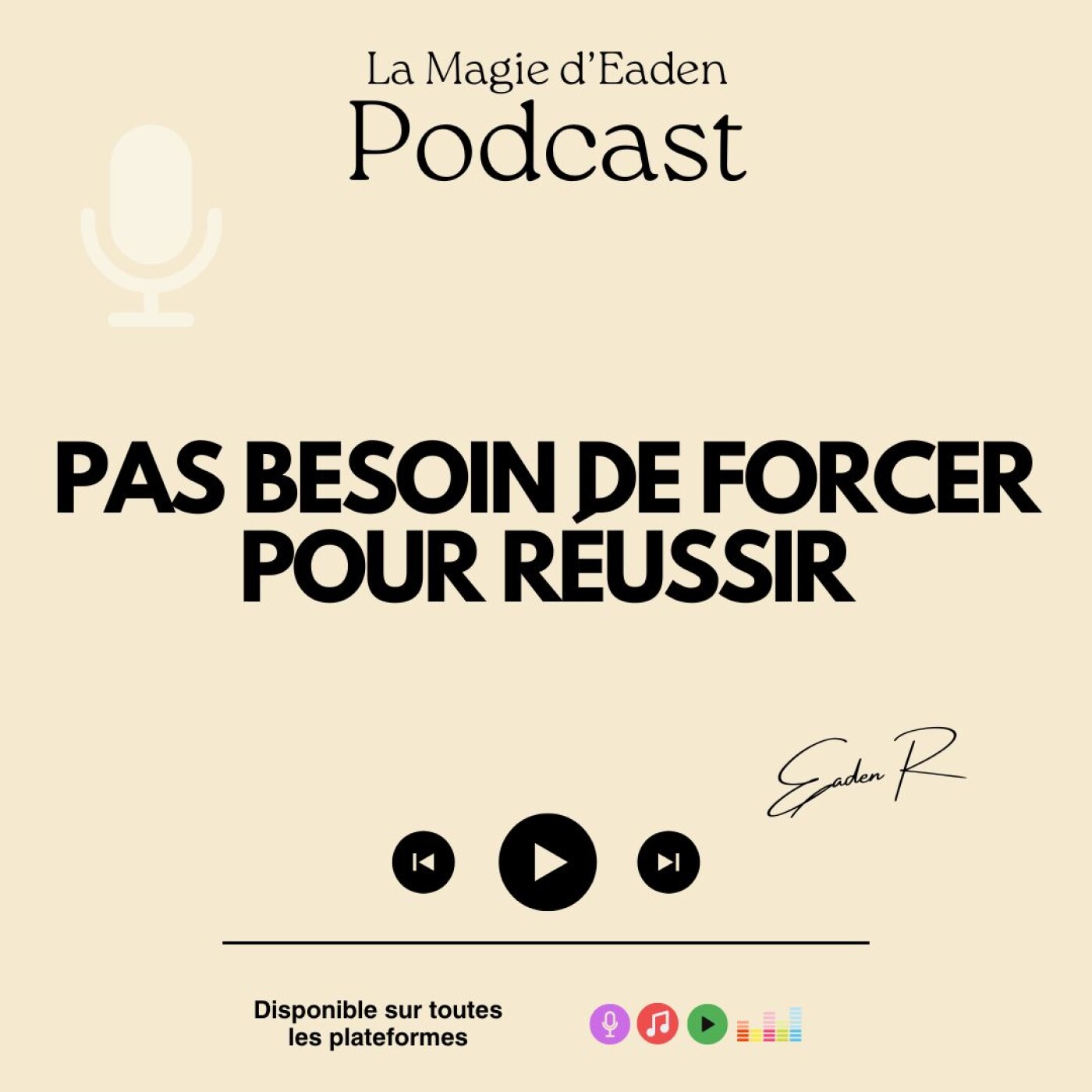 Pas besoin de forcer pour réussir episode artwork