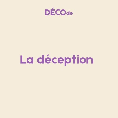 La peur d'être déçu nous bloque et vient toujours de l'histoire familiale cover