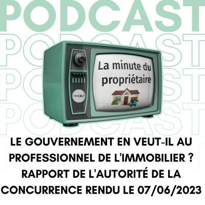 Le gouvernement en veut-il au professionnel de l'immobilier ? Rapport de l'Autorité de la concurrence rendu le 07/06/2023 cover