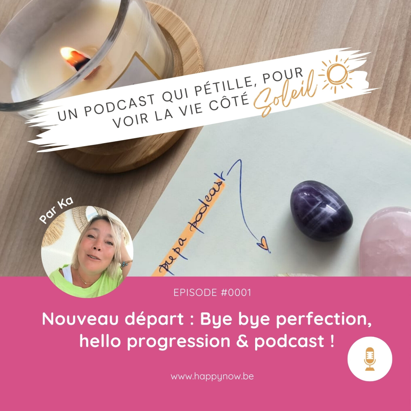 %230001 – Nouveau départ : Bye bye perfection, hello progression & podcast !