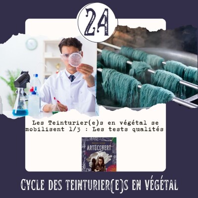 Les Teinturier(e)s en végétal se mobilisent 1/3 Tests qualités en couleur végétale cover