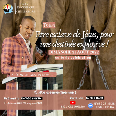 E.E.V-Cité de Gloire: Être esclave de Jésus pour une destinée explosive cover