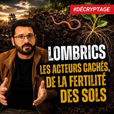 Lombrics : le meilleur ouvrier du sol ne conduit pas de tracteur #Décryptage cover