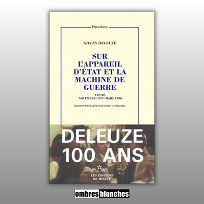 David Lapoujade → Sur l'appareil d'état et la machine cover