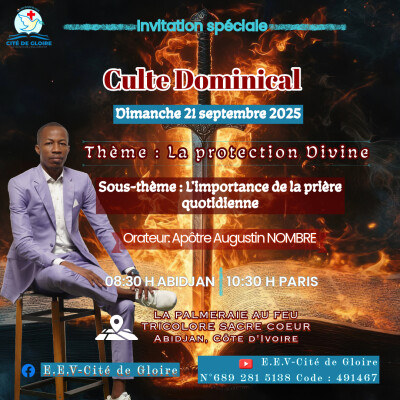 EECG - La Protection Divine - L'importance de la prière quotidienne - Apôtre Augustin NOMBRE cover