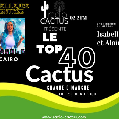 Top 40 Cactus du 07 mai 2023. cover