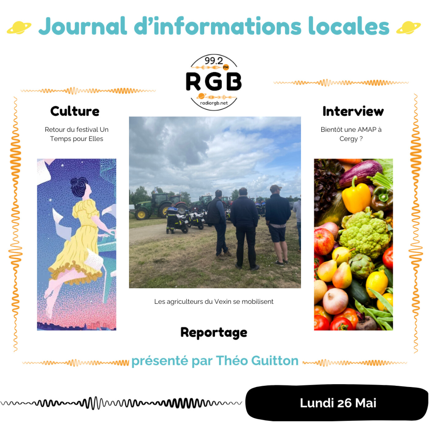 Le journal d\'informations locales - Radio RGB Cergy-Pontoise