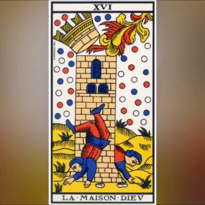 Interprétation du TAROT DE MARSEILLE "La MAISON DIEU" Stéphane FEYE & E. d'HOOGHVORST cover