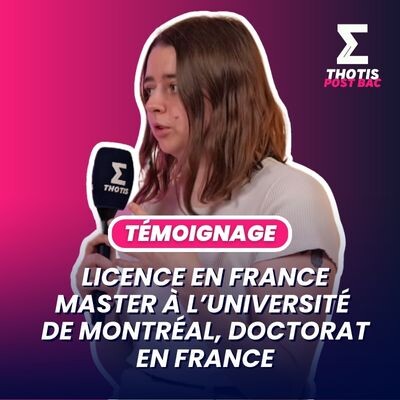 Licence en France Master à l’Université de Montréal, Doctorat en France cover