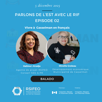 Parlons de l'Est avec le RIF: Vivre à Casselman en français. cover