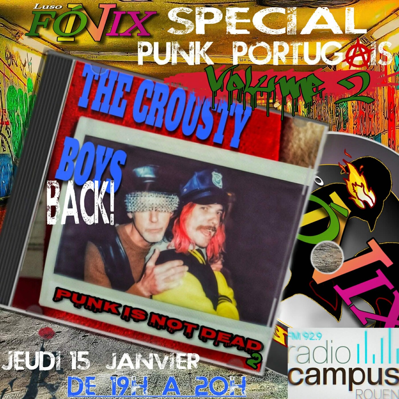 Luso-Fónix #08 Punk Is Not Dead, Vol. 2 episode artwork