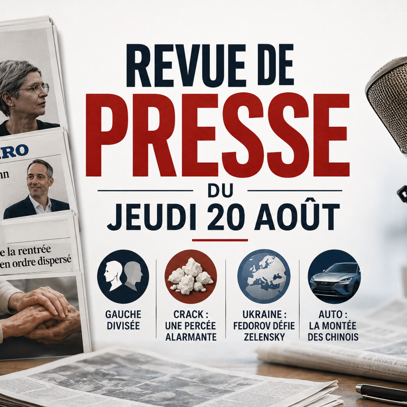 Revue de presse du 20 août episode artwork