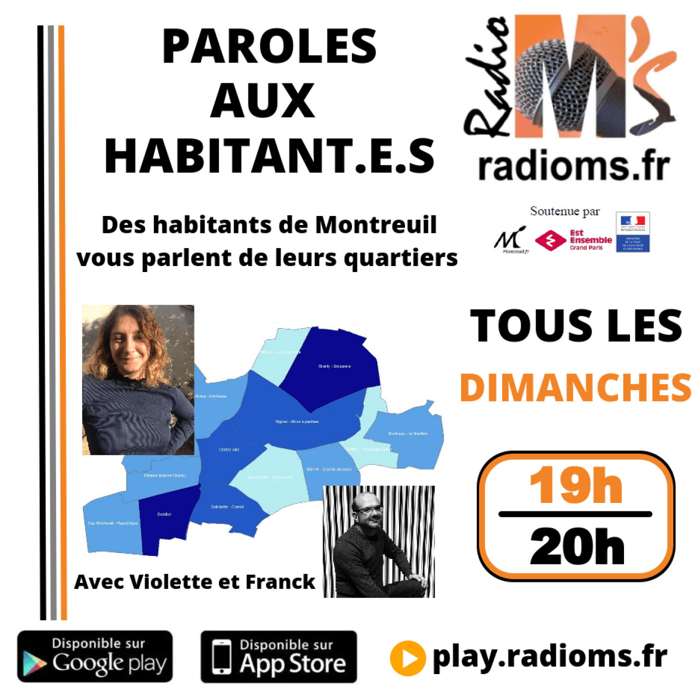 Les émissions de Radio M\'s