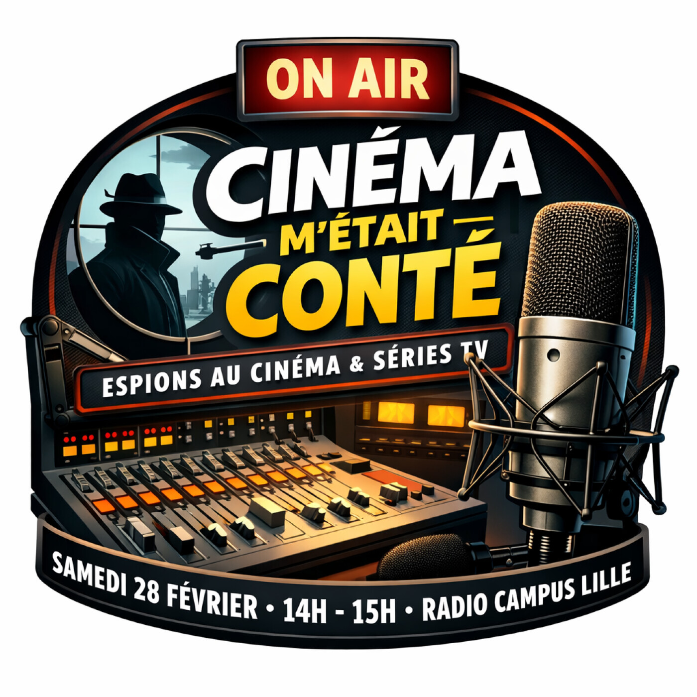 Les espions au cinéma et à la télévision : épisode 1