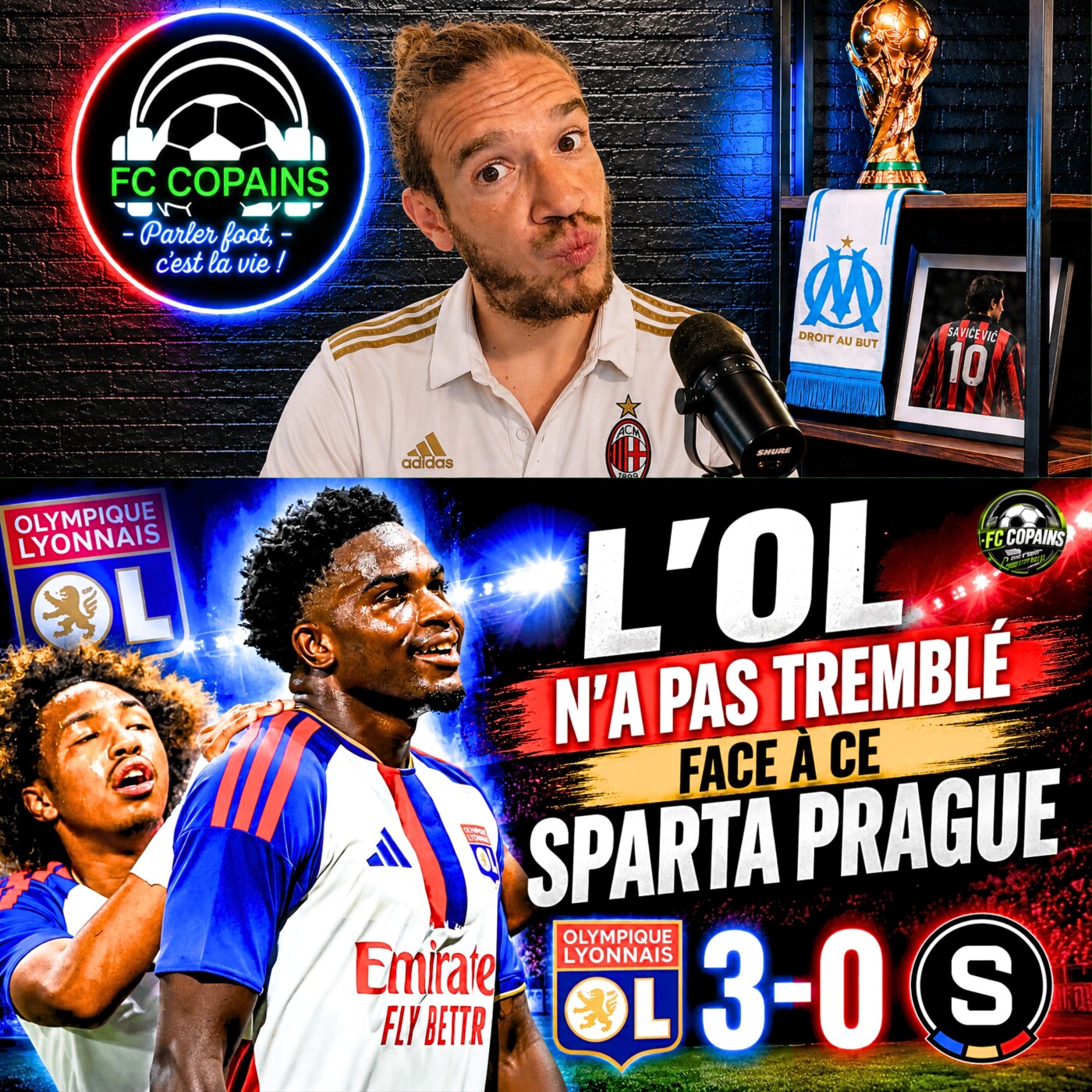 Débat Coupe d'Europe -  OL vs Sparta Prague : le débrief - Les Lyonnais n’ont pas tremblé