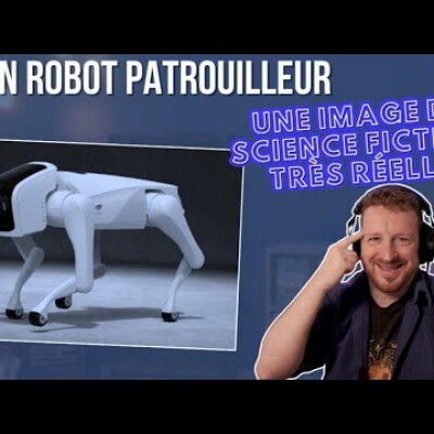 Chien robot patrouilleur : Une image de science fiction très réelle cover